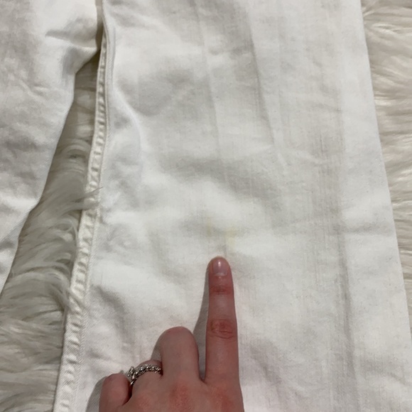 ZARA White Flare Leg Jeans sz 4 - Picture 8 of 9